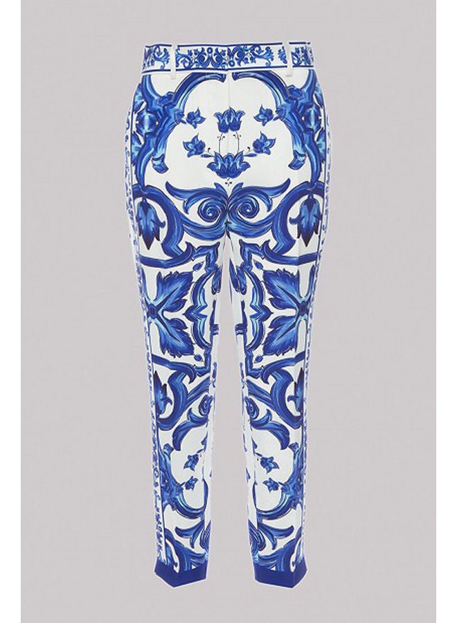 BSB Printed trousers with elasticated waistband - Image 4