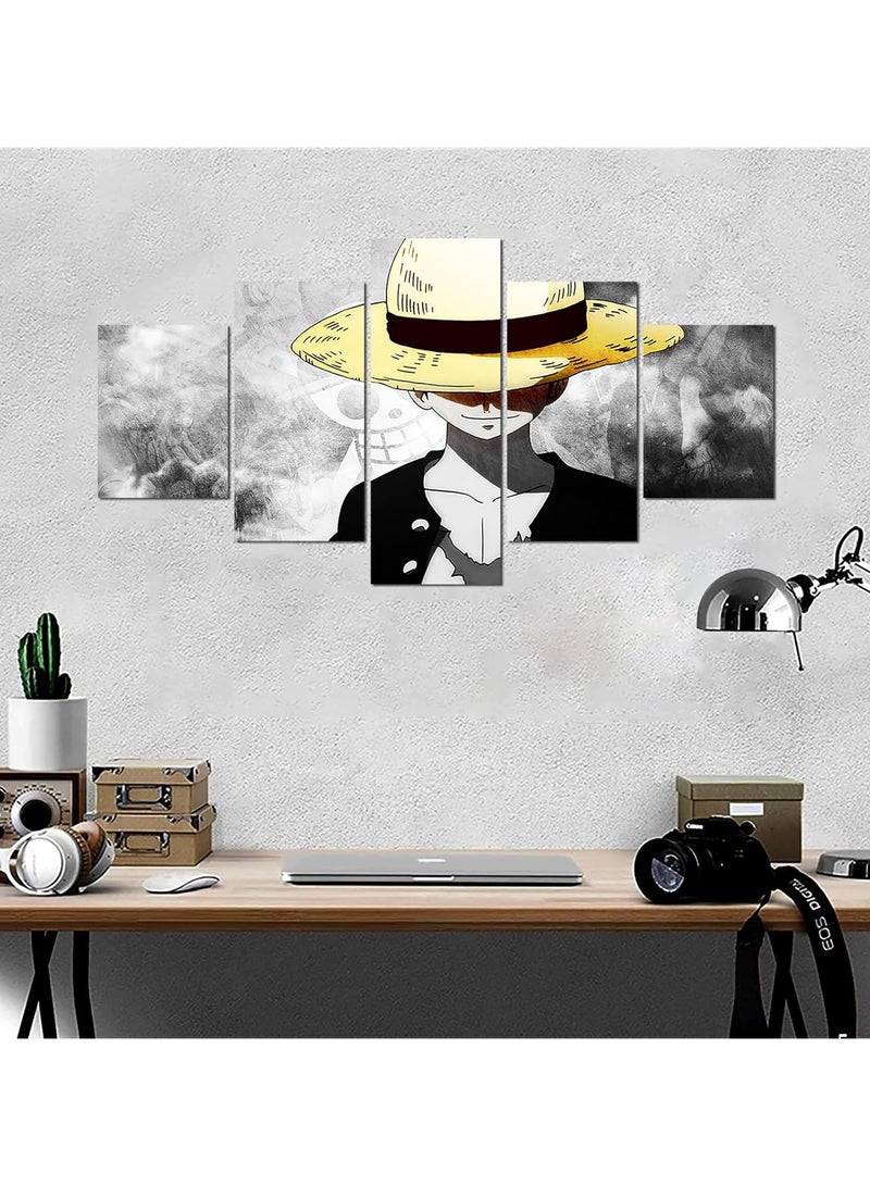 Today Idea Anime One Luffy Piece Poster Print on Canvas The Straw Hat Pirates Wall Picture for Living Room Decor Wall Art,Unframed - Image 2