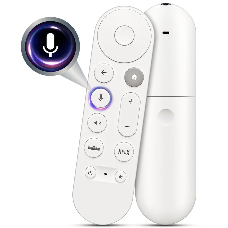 LOUTOC Voice Replacement Remote Control for Chromecast-Google-TV 4K/HD, for Google-TV-Streamer-Remote 4K - Image 1