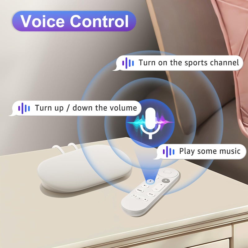 LOUTOC Voice Replacement Remote Control for Chromecast-Google-TV 4K/HD, for Google-TV-Streamer-Remote 4K - Image 3