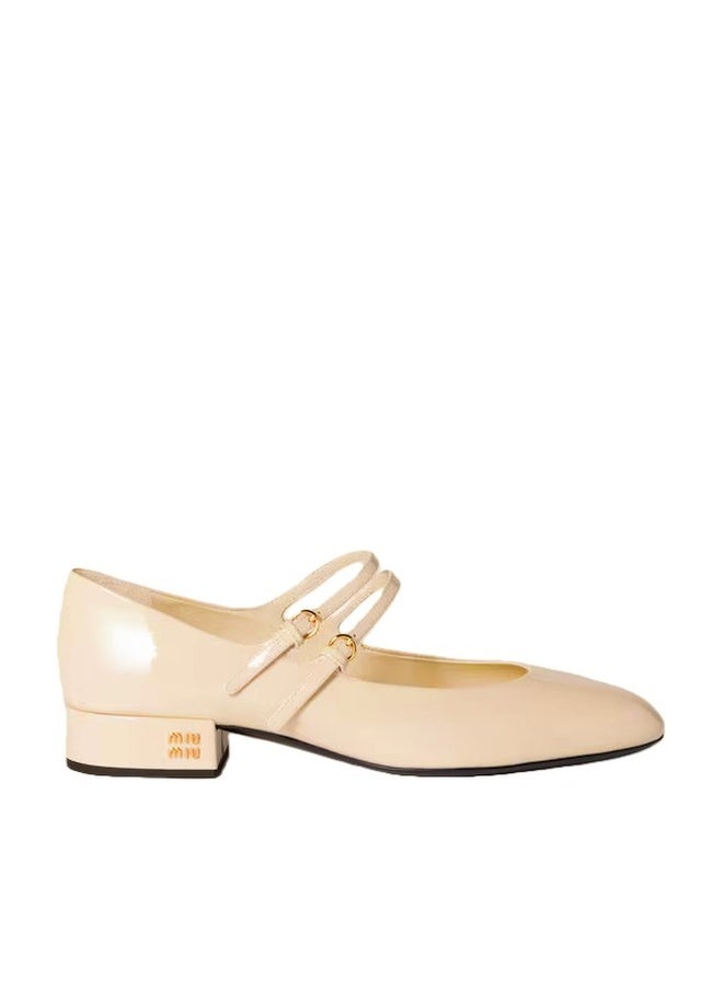 Miu Miu Patent leather slingback pumps with buckles - Image 1