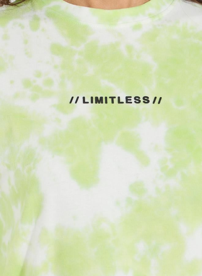 Styli Oversized Tie Dye Printed Cotton Jersey T-Shirt  - Image 4