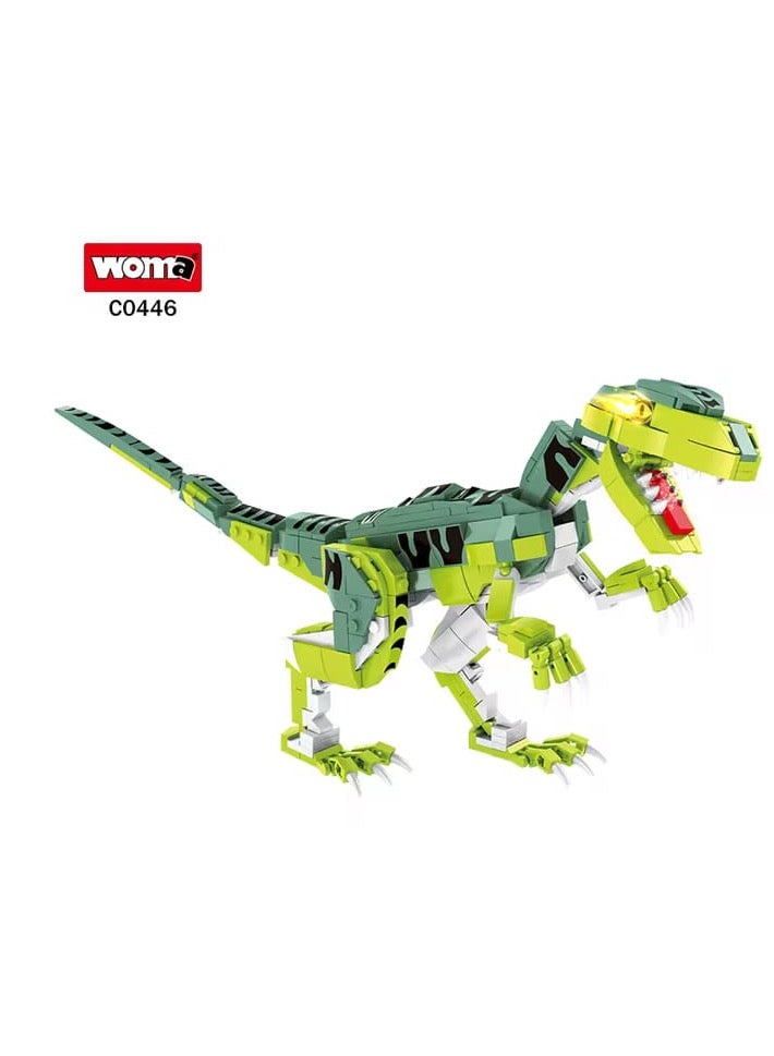 ووما مجموعة مكعبات شكل ديناصورات  مكعبات بناء تركيب بناء مجموعة مكعبات بناء  لعبة مكعبات بناء مكعبات أطفال، تركيب، أولاد، مكعبات ، ألعاب بنات   ، لعبة ألعاب بناء  لعبة تركيب، تركيبات مكعبات اولاد مكعبات بناء  مكعبات اطفال كبيره مكعبات بناء مكعبات شخصيات مكعبات حيوانات - Image 1