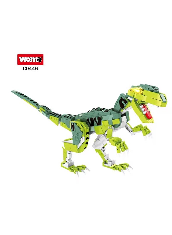 ووما مجموعة مكعبات شكل ديناصورات  مكعبات بناء تركيب بناء مجموعة مكعبات بناء  لعبة مكعبات بناء مكعبات أطفال، تركيب، أولاد، مكعبات ، ألعاب بنات   ، لعبة ألعاب بناء  لعبة تركيب، تركيبات مكعبات اولاد مكعبات بناء  مكعبات اطفال كبيره مكعبات بناء مكعبات شخصيات مكعبات حيوانات - Image 4