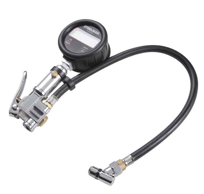 Steelman High Accuracy Digital Gauge Tire Inflator with Temperature and Pressure Compensation, Accurate to 0.25%, Measures 0-100 PSI - Image 2