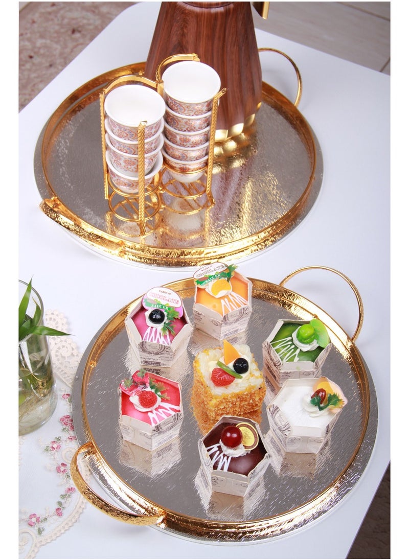 A set of multi-use serving trays