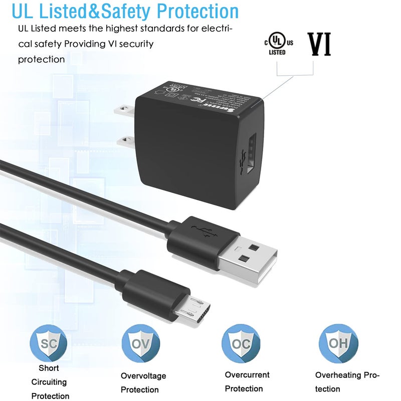 Superer AC Charger Fit for Acer Iconia One 7 8 10 A1 A3 B1 B3 W1 W4 A1-810 B1-710 B1-720 B1-730 B1-810 B3-A50 W4-820 Aspire Switch 10 E SW3-013 SW3-016 SW3-016P Tablet Tab Power Adapter Supply Cord - Image 2