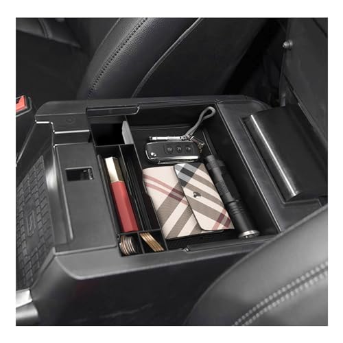 SXCY for 2023 2024 2025 Ford Explorer Center Console Organizer for Ford Explorer 2020-2025 Accessories Console Tray for 2023-2025 Ford Explorer Console Organizer 2025 Explorer Accessories(Black) - Image 3