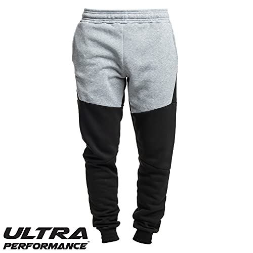 Ultra Performance 3 Pack Fleece Active Tech Joggers for Men, Mens Sweatpants with Zipper Pockets - Image 2