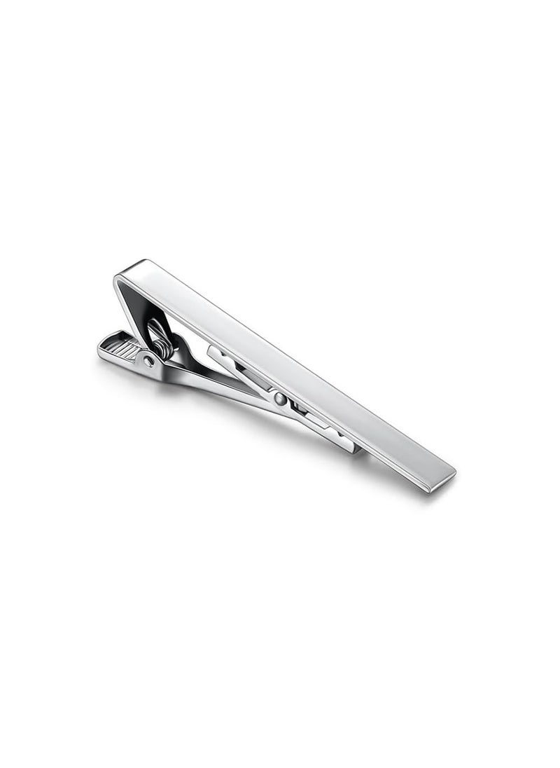 Generic New Stainless Steel Tie Clip for Men Polished Mirror FinishStainless steel color Stainless steel color 