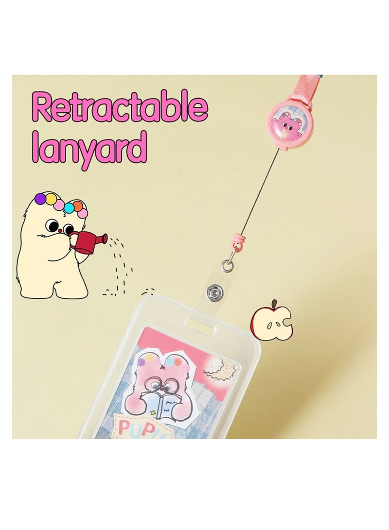 Deli حامل بطاقة الهوية مع حبل بألوان متنوعة - Image 3