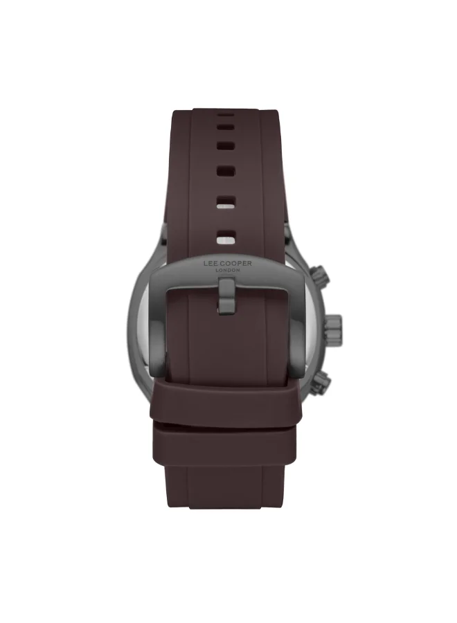 Lee Cooper Men's Silicone Multi Function Watch LC08150.062 - 43X51 mm