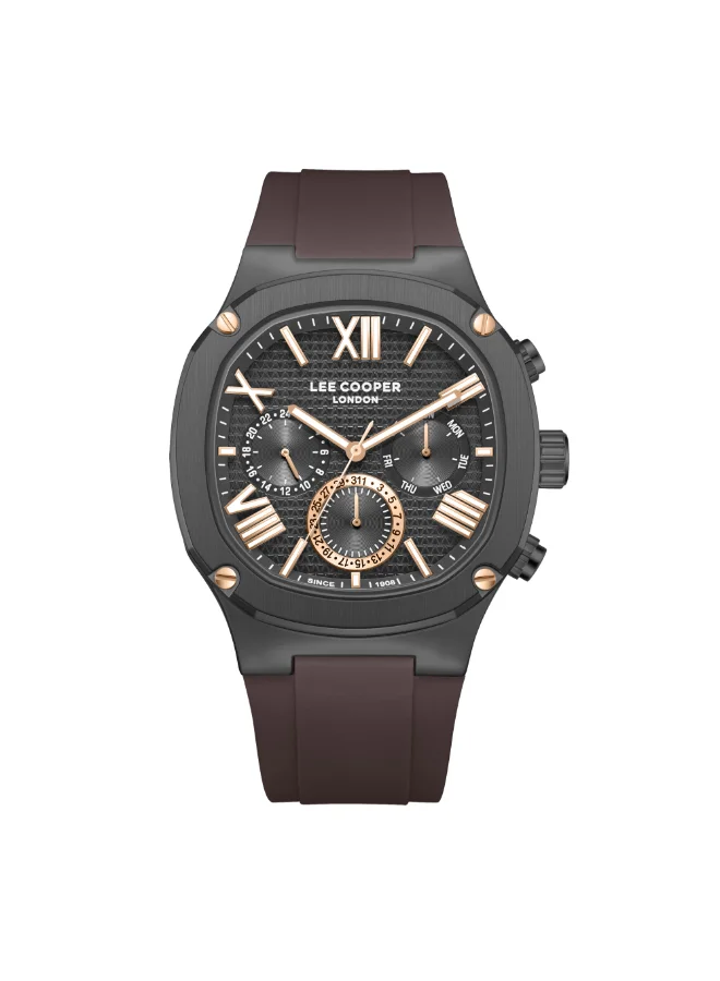 Lee Cooper Men's Silicone Multi Function Watch LC08150.062 - 43X51 mm