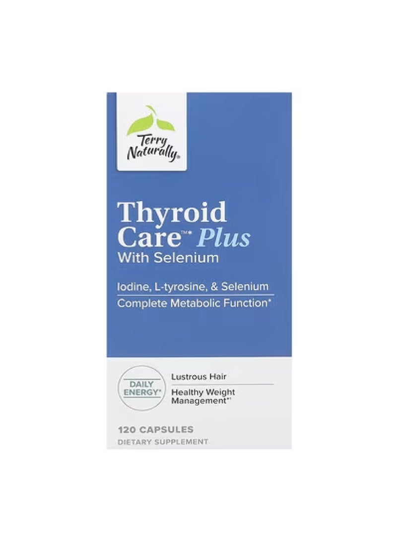 Terry Naturally Thyroid Care Plus with Selenium, 120 Capsules
