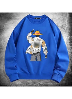 KUYING New One Piece Casual Loose Round Neck Hoodie  - Image 1