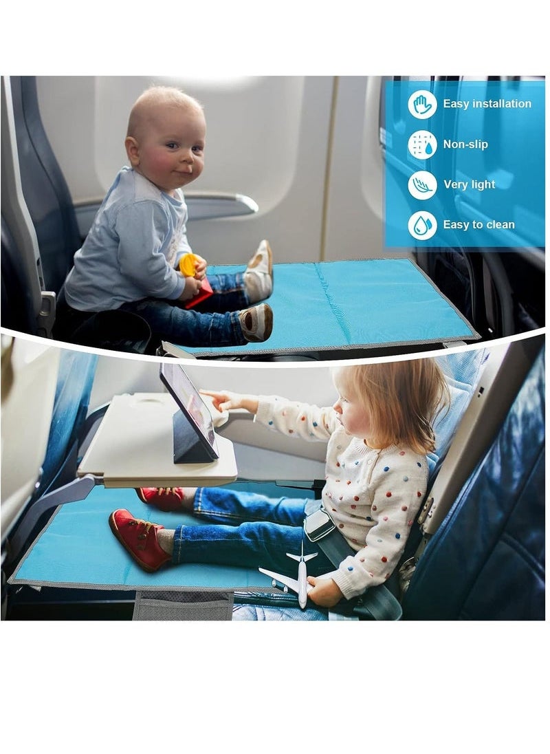 Toddlers Travel Bed Baby Airplane Seat Extender Portable Infants Airplane Footrest Flight Sleeping Bed Playmat