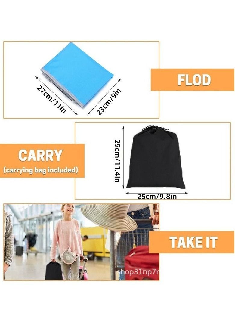 Toddlers Travel Bed Baby Airplane Seat Extender Portable Infants Airplane Footrest Flight Sleeping Bed Playmat