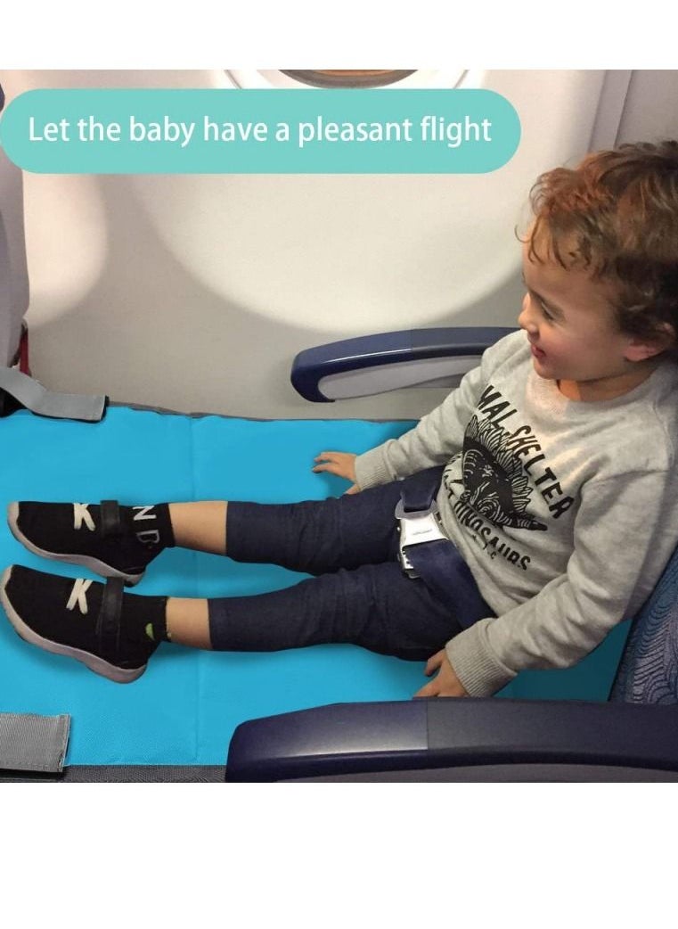 Toddlers Travel Bed Baby Airplane Seat Extender Portable Infants Airplane Footrest Flight Sleeping Bed Playmat