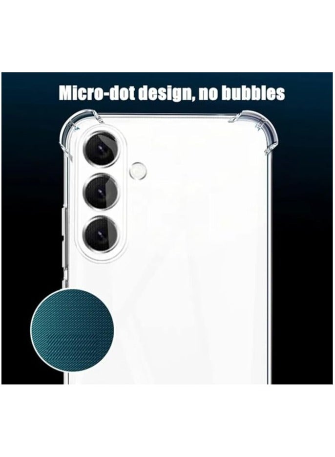 Samsung Galaxy A15  4G/5G Clear Cover Case soft TPU Transparent Silicone Rubber Back Protective Case shock Absorbent Reinforced Corner for Samsung Galaxy A15 4G/5G Clear (Clear) - Image 3