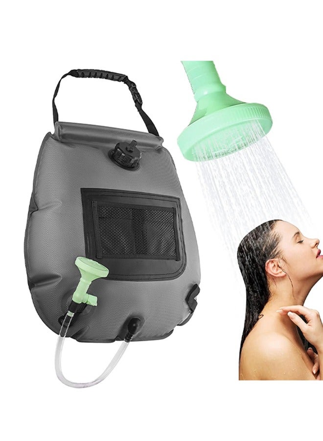 Generic Solar Shower Bag, Large Capacity Camping Shower Bag with Storage Bag, Suitable for Camping, Hiking, Traveling, Beach Swimming  - Image 1