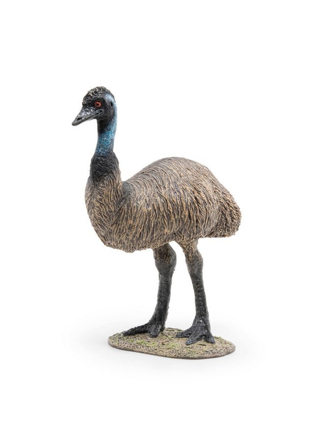 Papo - Emu - Realistic Figurine - for Ages 3+ - Wild Animal Kingdom Collection - Hand Painted - Highly Detailed - Durable and Educational - Gift Idea - Collectable - emu Figurine - Wild Bird Model - Image 1