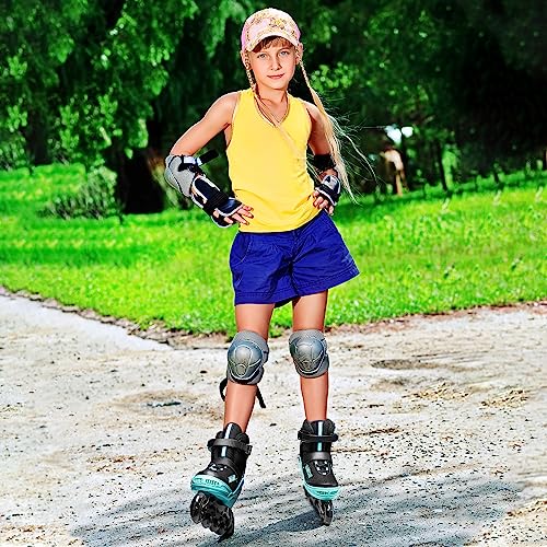 PAPAISON Adjustable Inline Skates for Kids and Adults with Full Light Up Wheels, Outdoor Roller Skates for Girls and Boys, Men and Women - Image 2
