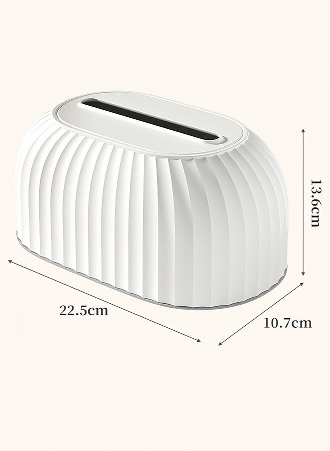 MLADEN صندوق مناديل قابل للتعديل، حامل مناديل أنيق مع منظم ورق زنبركي، منديل وحامل مناديل لتزيين سطح المكتب، غرفة المعيشة الراقية، غرفة النوم، غرفة الطعام، صندوق مناديل منزلي، منظم سطح الطاولة - Image 2