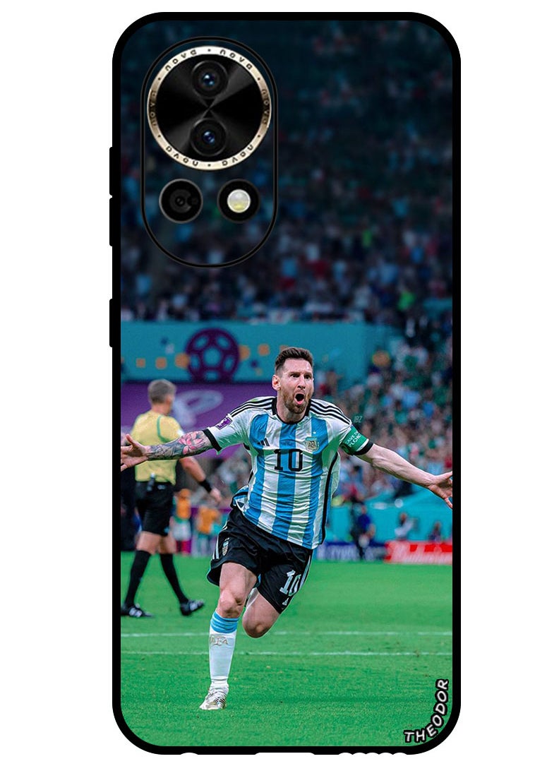 Theodor Protective Case Anti Scratch Shock Proof Bumper Cover For Huawei Nova 12 Football  - Image 1