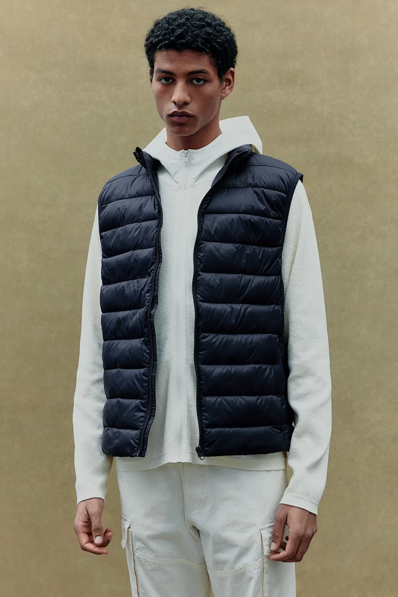 اتش اند ام Slim Fit Water-repellent puffer gilet