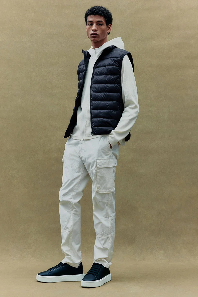 اتش اند ام Slim Fit Water-repellent puffer gilet
