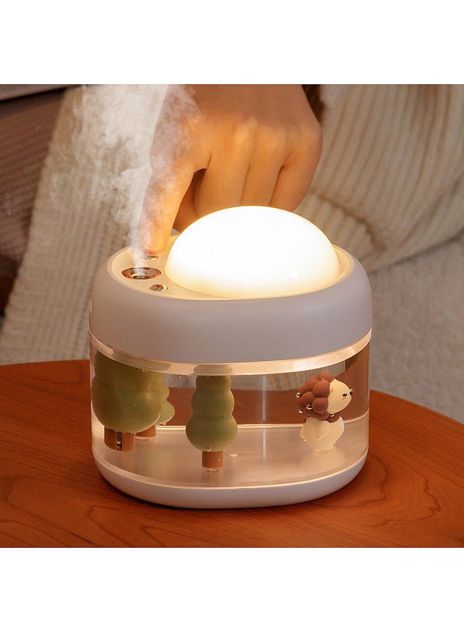 Humidifier Home Landscape Projection 35ML-55MLH Spray Volume 2000mAh 500ml Large Capacity Diver Modeling Water Tank Silent Starry Sky Atmosphere Light 360° Rotating  - Image 3