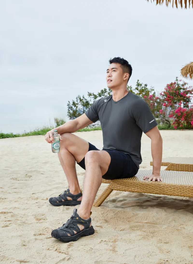 TOREAD Men's Sandals - Breathable Beach Shoes with SAFree Grip