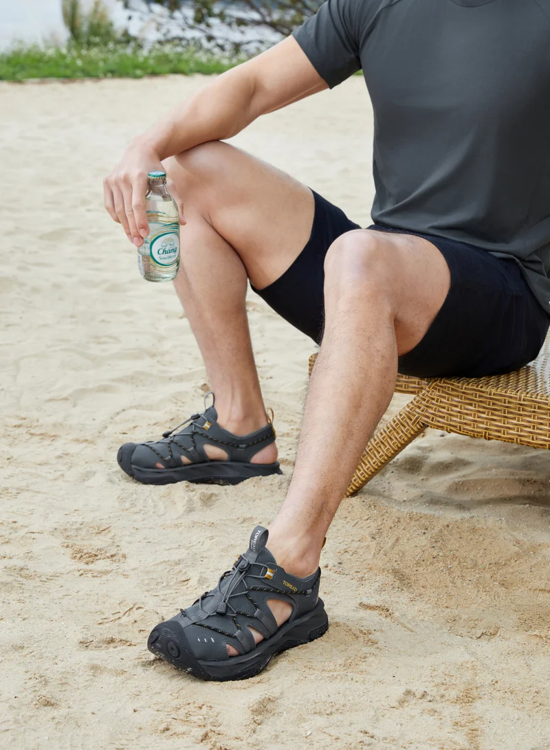 TOREAD Men's Sandals - Breathable Beach Shoes with SAFree Grip
