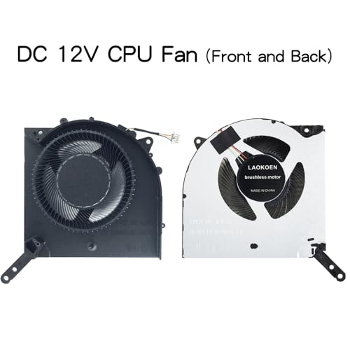 LAOKOEN New Cooling Fans for Lenovo Legion 5 Pro 16ARH7H 2022(Type: 82RG), for Legion 5 pro 16IAH7H 2022(Type: 82RF), for Legion Y9000P R9000P Gen 7 (2022 Model),P/N：FPLA DFSCL12E06486Q FPLB DFSCL12E16486Q - Image 2