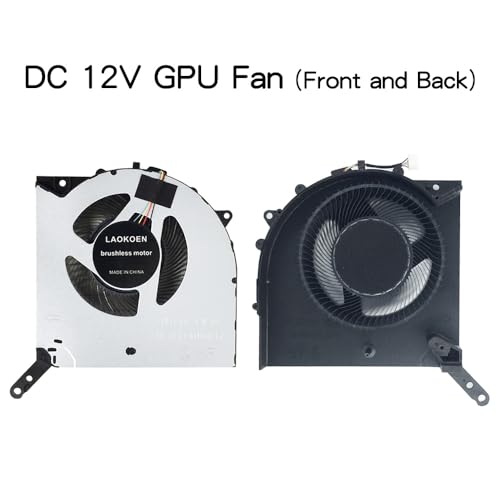 LAOKOEN New Cooling Fans for Lenovo Legion 5 Pro 16ARH7H 2022(Type: 82RG), for Legion 5 pro 16IAH7H 2022(Type: 82RF), for Legion Y9000P R9000P Gen 7 (2022 Model),P/N：FPLA DFSCL12E06486Q FPLB DFSCL12E16486Q - Image 3