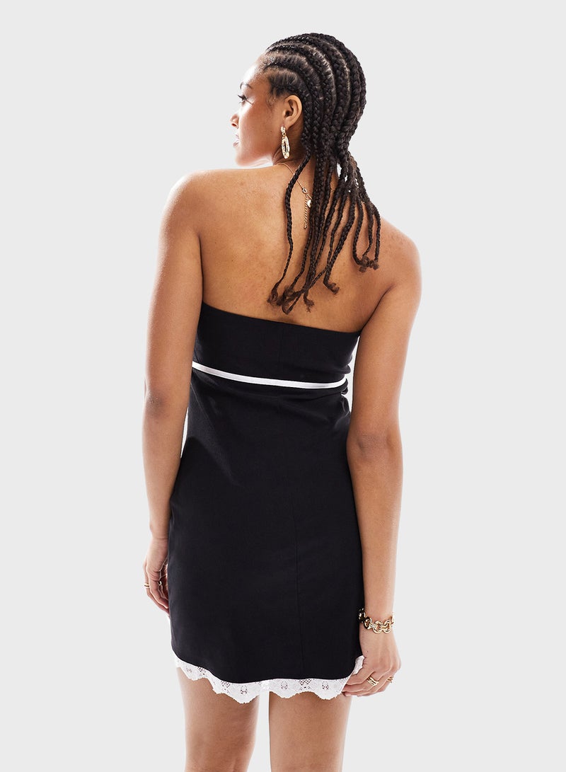 Miss Selfridge Strapless Mini Dress - Image 2