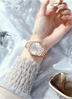 CURREN CURREN 9084 Luxury Brand Watches for Women with Stainless Steel Band Fashion Rhinestones Ladies Wristwatch with Luminous (With Box Free)  - Image 3