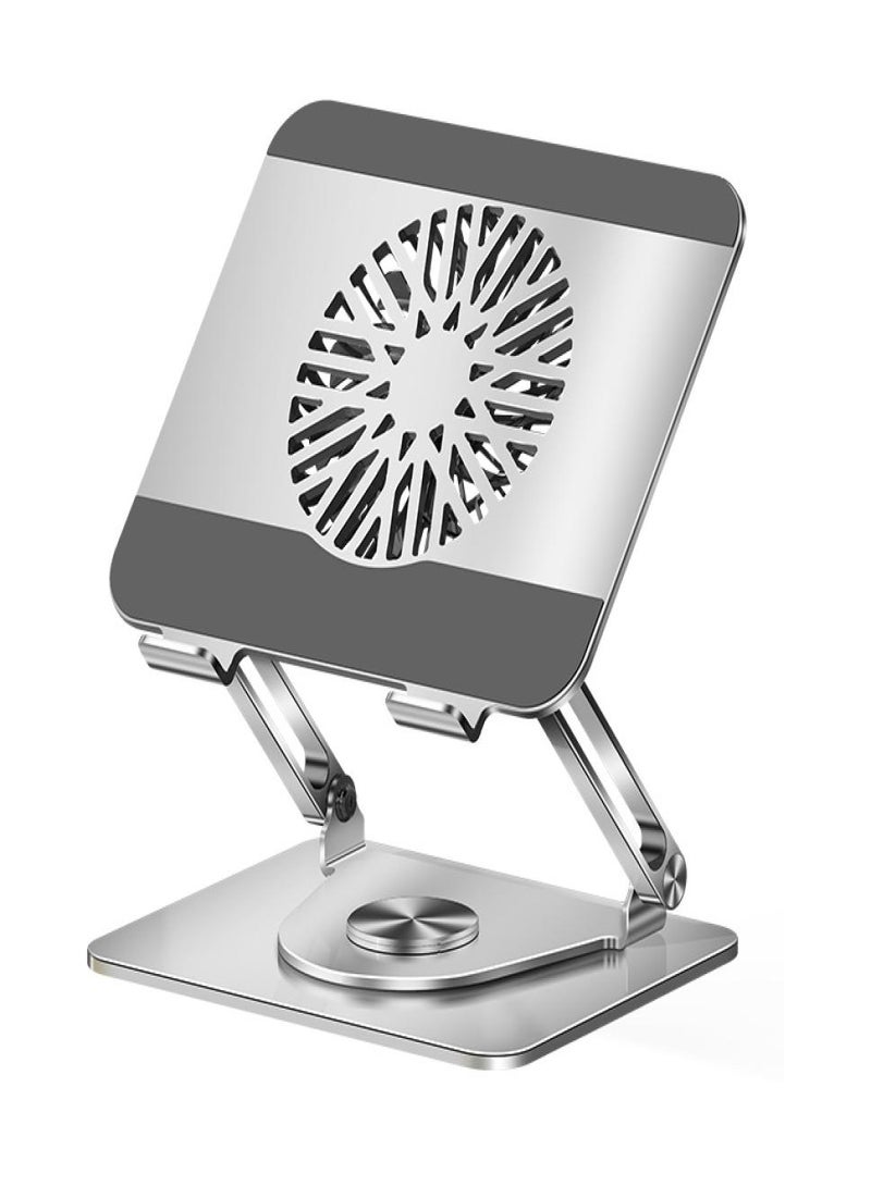 Digipace Adjustable Desktop Laptop Stand, Ergonomic, with 360° Swivel Base, Foldable Laptop Stand, Compatible with MacBook Air Pro Dell XPS More 10-17 Inch Laptops - Image 1