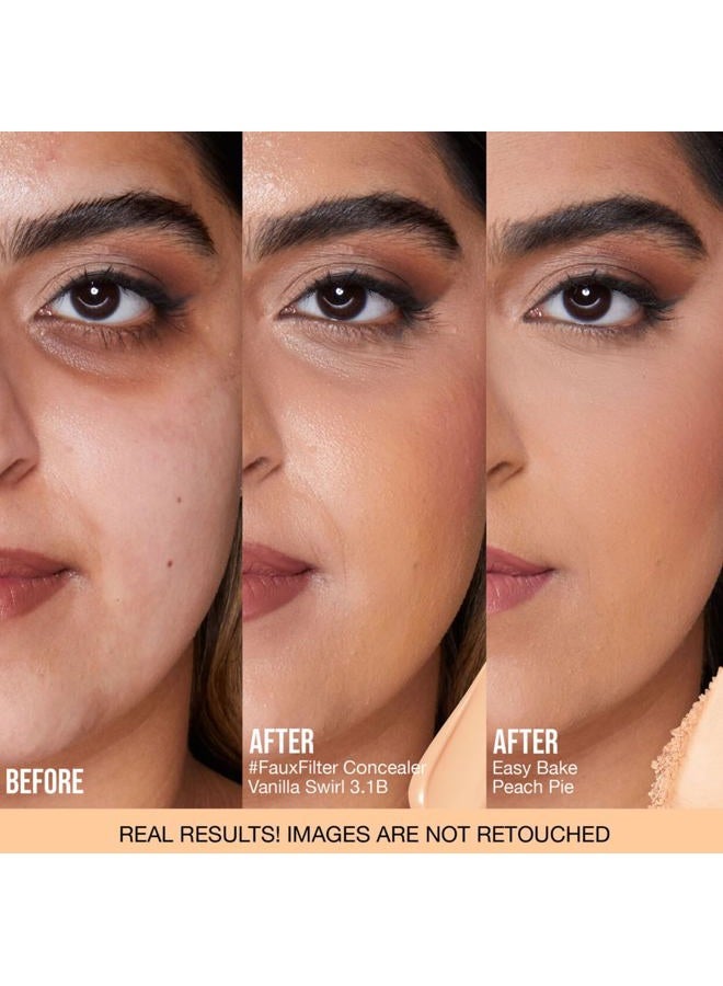 Huda بودرة الخبز والتثبيت السهلة من هدى بيوتي بيبي بيك، نكهة فطيرة الخوخ، 6غ - Image 5