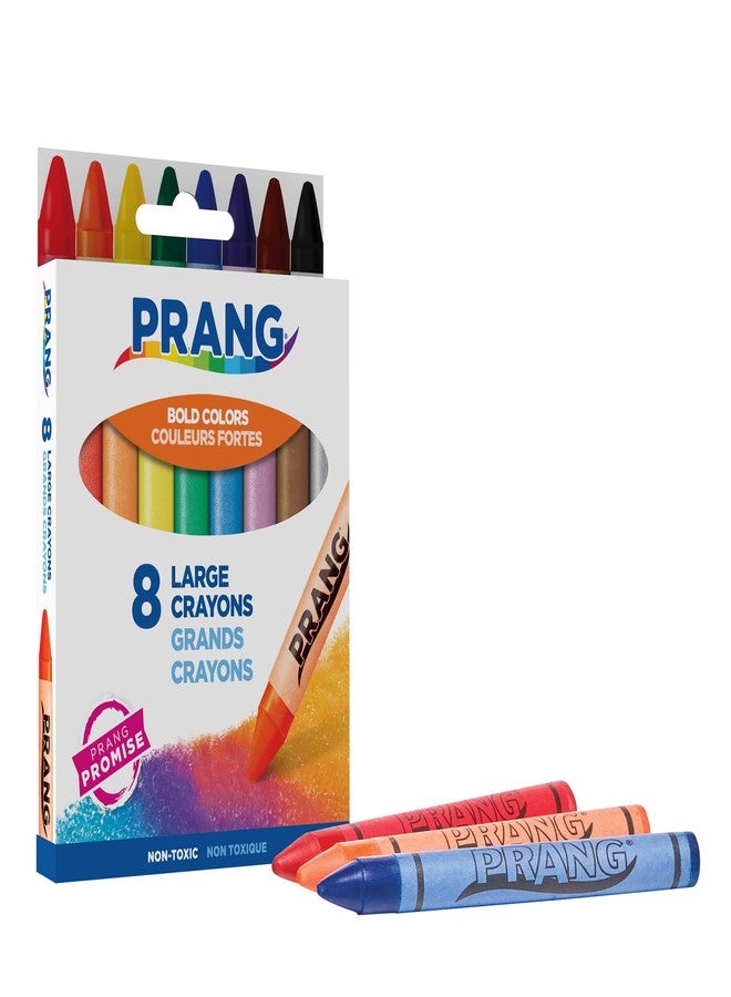 Prang Crayons, Assorted Colors, Large Size, 8 Count - Image 3
