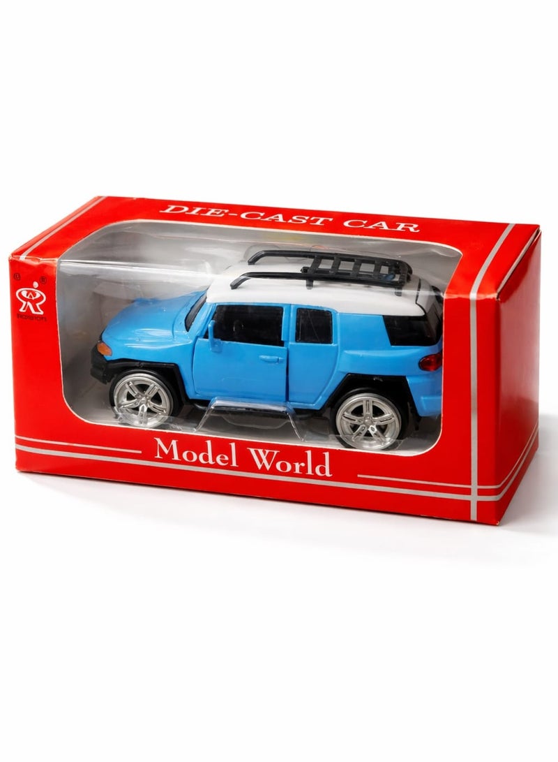 1:36 Scale Die-Cast SUV Model Car Toy with Openable Doors – Pull Back Action, Realistic Design, Assorted Colors – For Kids Ages 3+ - Image 2