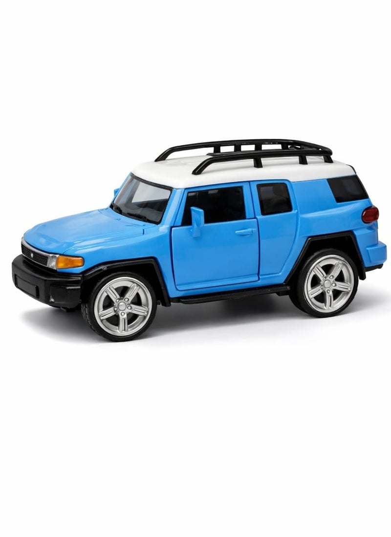 1:36 Scale Die-Cast SUV Model Car Toy with Openable Doors – Pull Back Action, Realistic Design, Assorted Colors – For Kids Ages 3+ - Image 1