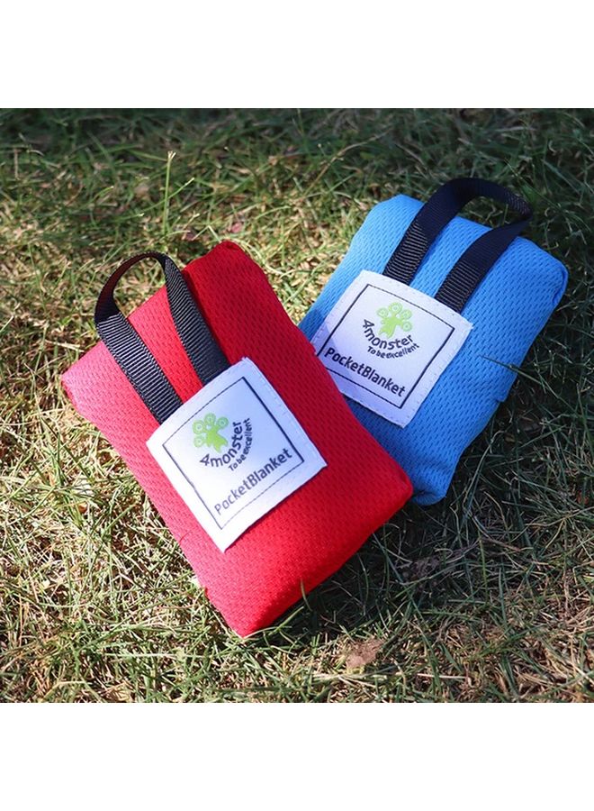 Folding Picnic Mat Ultra Thin Portable Moisture Proof Pad Beach Camping Mat Red - Image 2