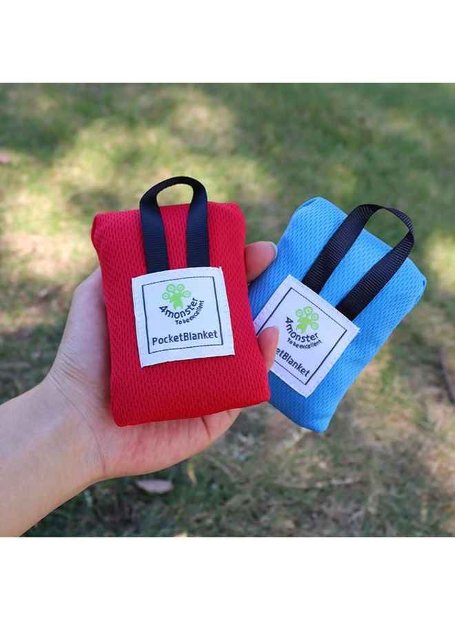 Folding Picnic Mat Ultra Thin Portable Moisture Proof Pad Beach Camping Mat Red - Image 3