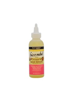 Aunt Jackie's Aunt Jackie's Natural Growth Oil Blends Frizz Rebel - Coconut and Sweet Almond, Smooths and Shines Dry, Rebellious Tresses, Anti-Poof Formula, 4 oz 