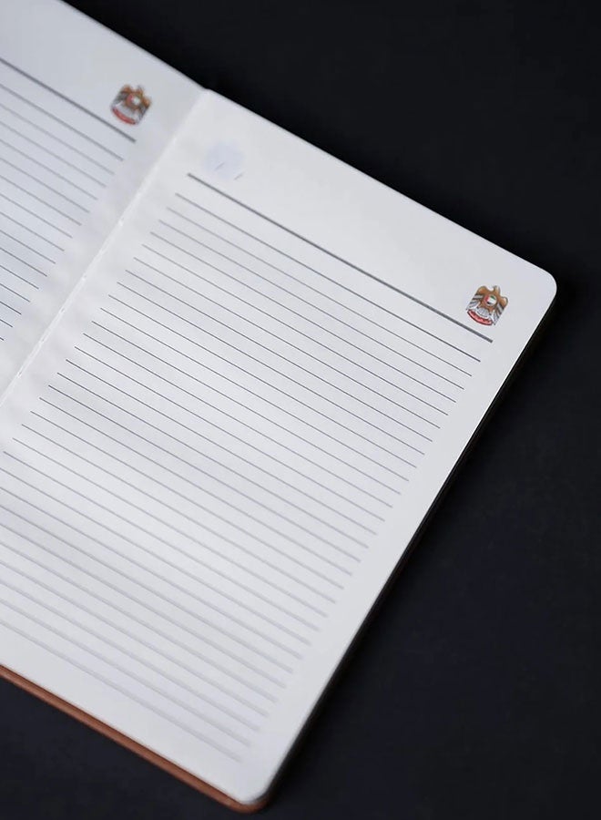 Rovatti Notebook 2025 UAE Brown Inner - Image 2