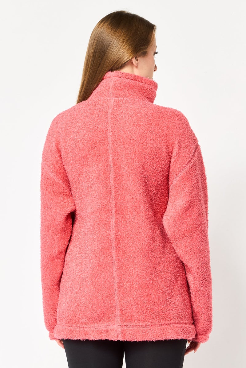 Nike Women Oversized Fit Long Sleeve Training Sweatshirt, Gypsy Rose - Image 2