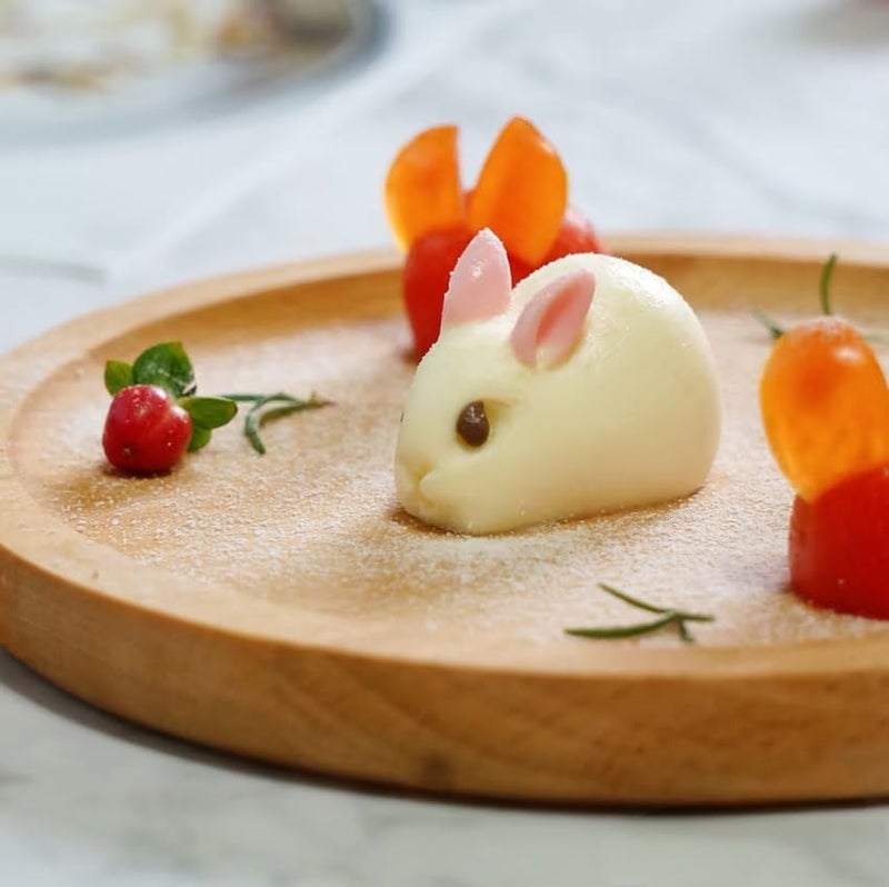 GARBODIY 3D Rabbit Silicone Mousse Molds Easter Bunny Cake Baking Mold for Cake Mousse, Jello, Pudding, Ice Cube Trays, DIY Soap, Candle, Lotion Bar & Plaster Molds(-40°F to 446°F) - Image 4