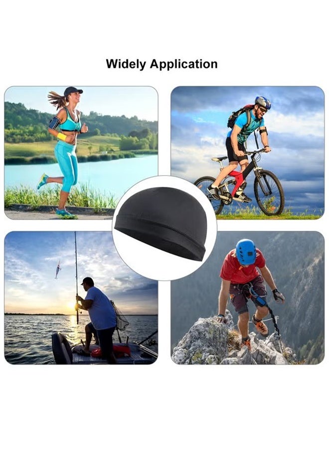 KANGLI 6-Piece  Sweat-Wicking Beanie Cap, Cooling Skull Cap Bandana for Summer Outdoor Activities - Image 4