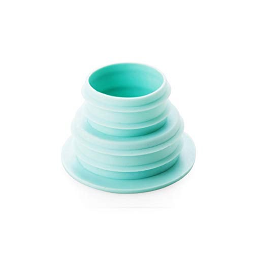 pepplo 1 Pack Drain Pipe Hose Deodorant Silicone Plug Sewer Seal Ring for Washing Machine Laundry Room Bathroom Bathtub Kitchen Pipe Sewer Seal Ring (Color : Spring Green) - Image 1